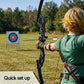 55lbs Bow Arrow Set Recurve Takedown Archery Hunting for Beginner Red