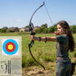 55lbs Bow Arrow Set Recurve Takedown Archery Hunting for Beginner Red