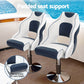 Captain Bucket Boat Seats Flip Up Bolster Swivel 15cm Padding Blue