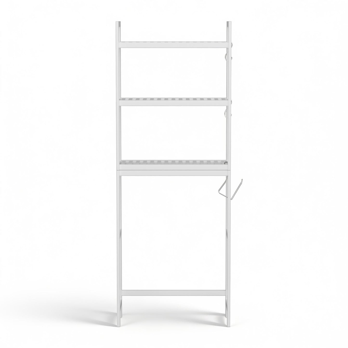 Over Toilet Storage Bathroom Rack Space Saving 3 Tier Organiser White