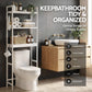 Over Toilet Storage Bathroom Rack Space Saving 3 Tier Organiser White