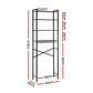 Over Toilet Bathroom Storage Rack Space Saving 4 Tier Organiser White