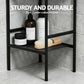 5 Tier Floor Standing Corner Shower Caddy Bathroom Organizer Black