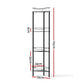 4 Tier Floor Standing Corner Shower Caddy Bathroom Organizer Black