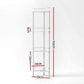 4 Tier Floor Standing Corner Shower Caddy Bathroom Organizer White