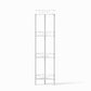 4 Tier Floor Standing Corner Shower Caddy Bathroom Organizer White