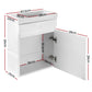 400mm Bathroom Vanity Basin Cabinet Sink Storage Wall Hung Ceramic Basins Wall Mounted White