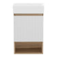 Vanity Unit 445mm Basin Bathroom Cabinet Storage Wall Hung Sink White