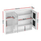 Bathroom Mirror Cabinet 100CM Vanity Medicine Wall Mounted Storage White