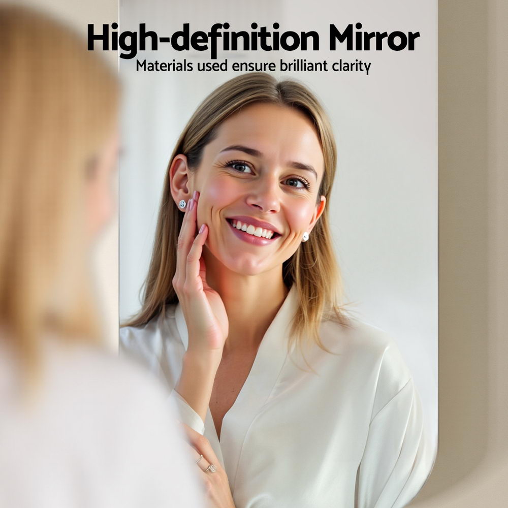Bathroom Mirror Cabinet Medicine Shaving Arch Wall Hung 450x900mm White