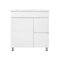 750mm Bathroom Vanity Cabinet Unit Wash Basin Sink Storage Freestanding White