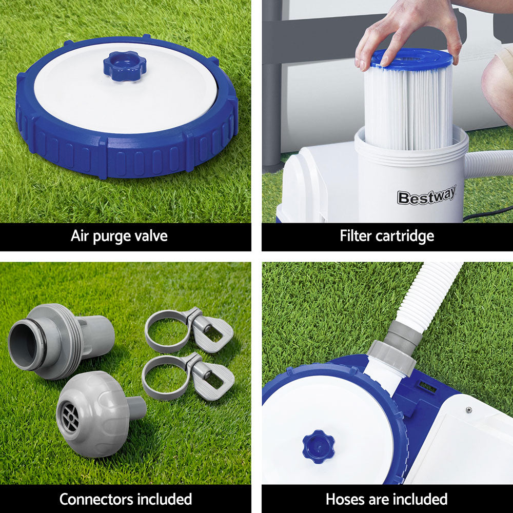 Pool Pump Cartridge Filter 2500GPH 9463L/H Flowclear™ Filters Cleaner