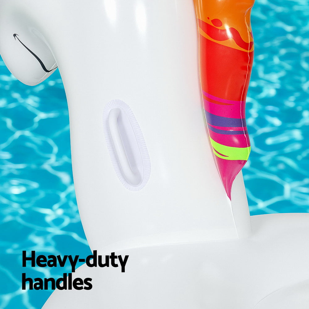 Unicorn Float Rider Inflatable Ride On Floating Pool Lounger 224x156CM