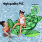 Float Turtle Rider Inflatable Ride On Floating Pool Lounger 153x140CM