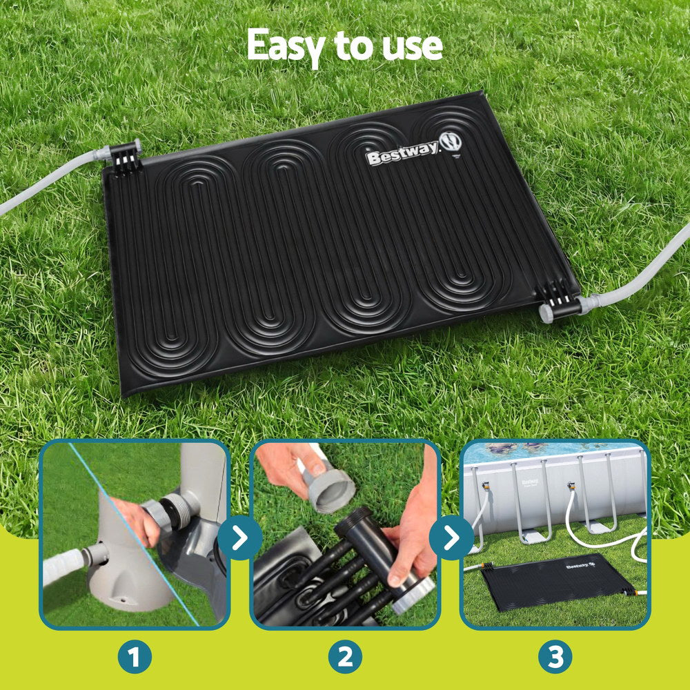 Solar Pool Heater Pad 110x171cm Boost Swimming Pool 3-5°C Warmer