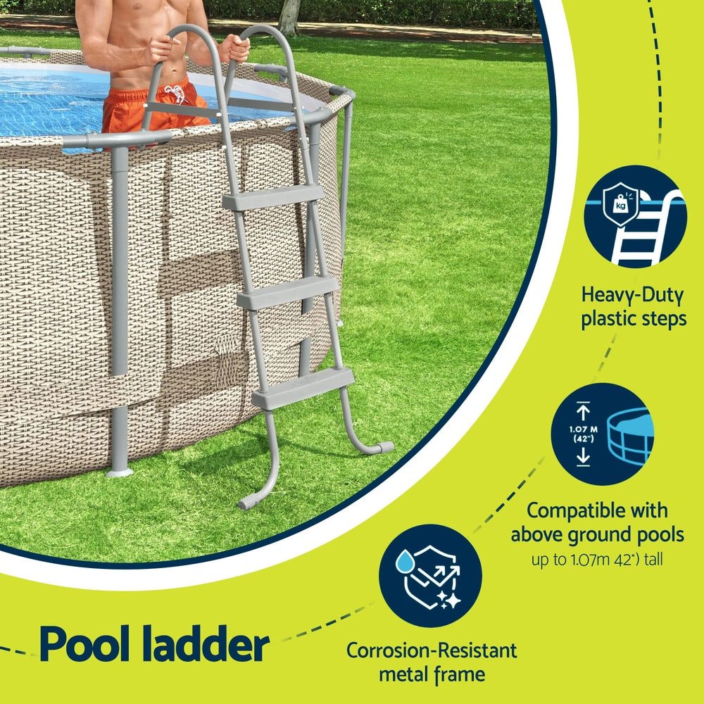 Factory Buys Above Ground Pool Ladder with Removable Steps