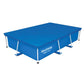 Pool Cover 264x174cm Rectangle Swimming Pool PE Shelter Fits 259x170cm Pools