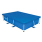Pool Cover 264x174cm Rectangle Swimming Pool PE Shelter Fits 259x170cm Pools
