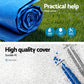 Pool Cover 264x174cm Rectangle Swimming Pool PE Shelter Fits 259x170cm Pools