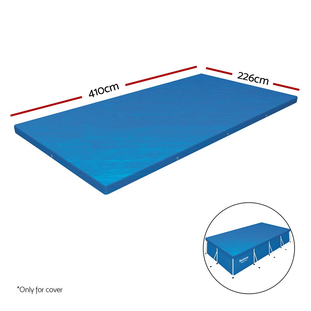 Pool Cover Fits 4x2.11m Above Ground Swimming Pool PE Blanket