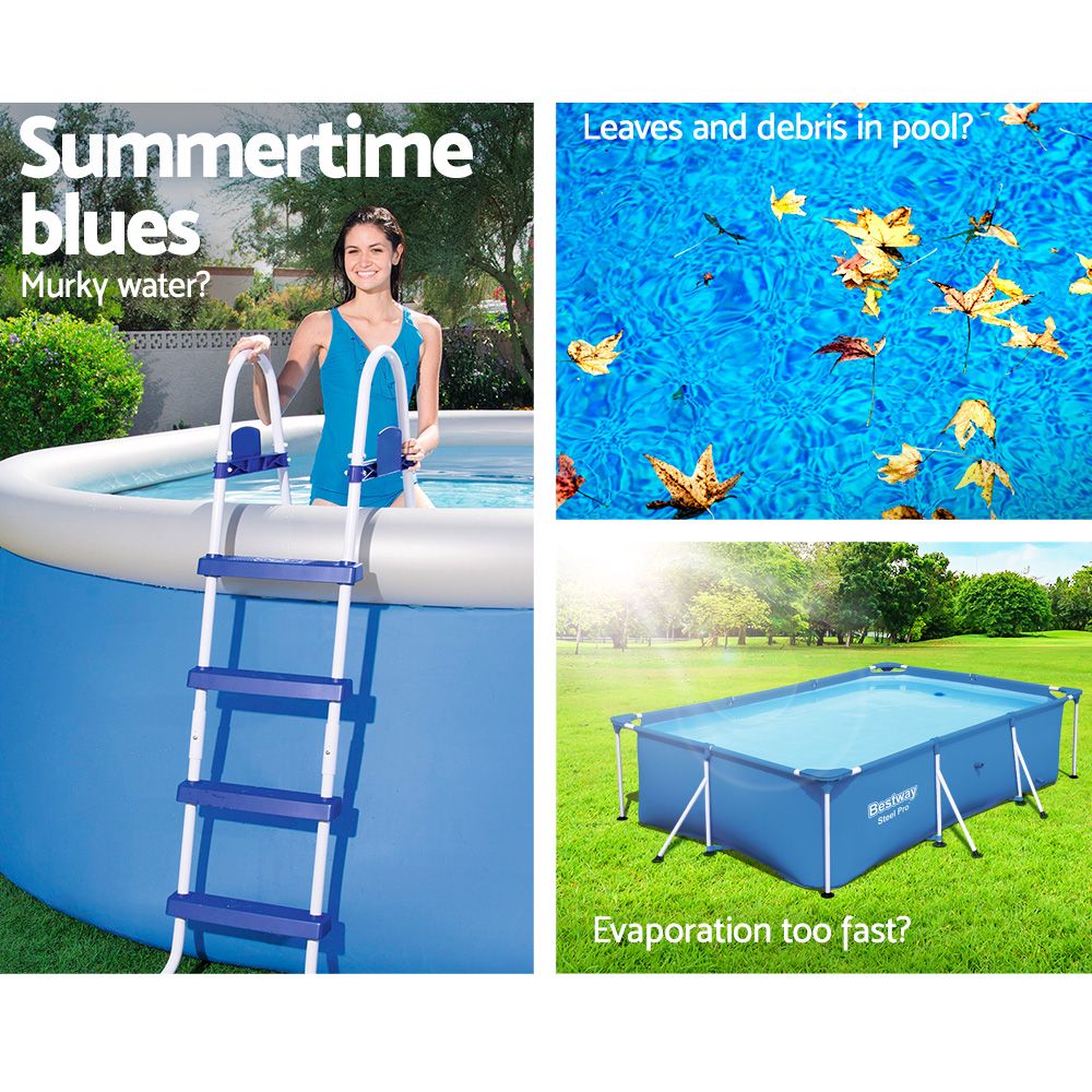 Pool Cover Fits 4x2.11m Above Ground Swimming Pool PE Blanket