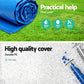 Pool Cover Fits 4x2.11m Above Ground Swimming Pool PE Blanket