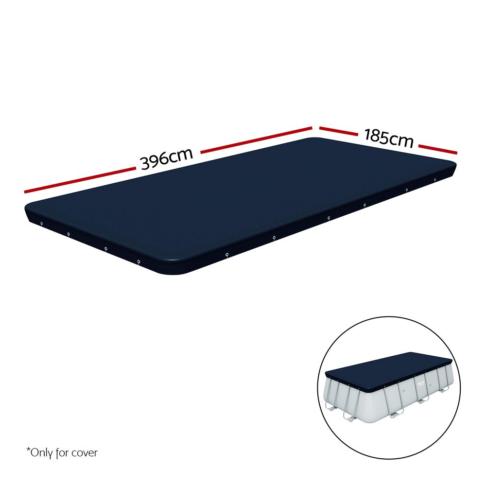 Factory Buys Pool Cover Fits 4.12x2.01m Above Ground Swimming Pool PVC Blanket