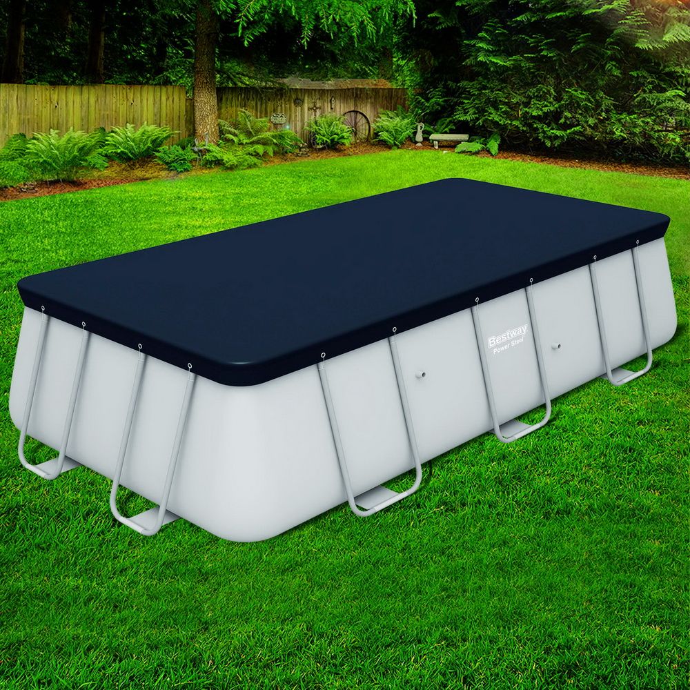 Factory Buys Pool Cover Fits 4.12x2.01m Above Ground Swimming Pool PVC Blanket
