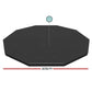 Pool Cover Fits 3.05m Round Above Ground Swimming Pool PVC Blanket