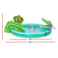 Bestway Kids Inflatable Splash Play Pool with Slide Ball Crocodile Fishing Net