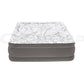 Factory Buys 46cm Air Mattress Inflatable Bed Airbed Decorated Surface - Grey Queen
