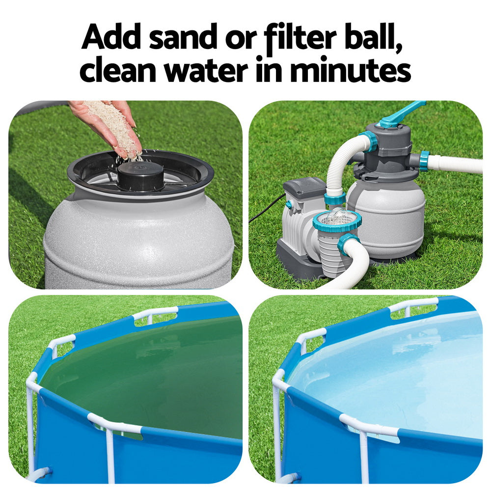 Pool Pump Sand Filter 1500GPH 5678L/H Pools Flowclear™ Filters