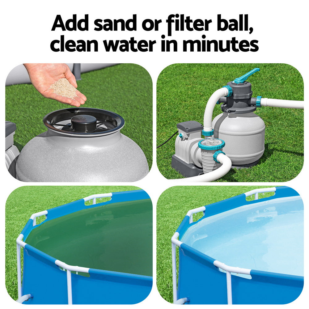 Pool Pump Sand Filter 2200GPH 8327L/H Pools Flowclear Filters