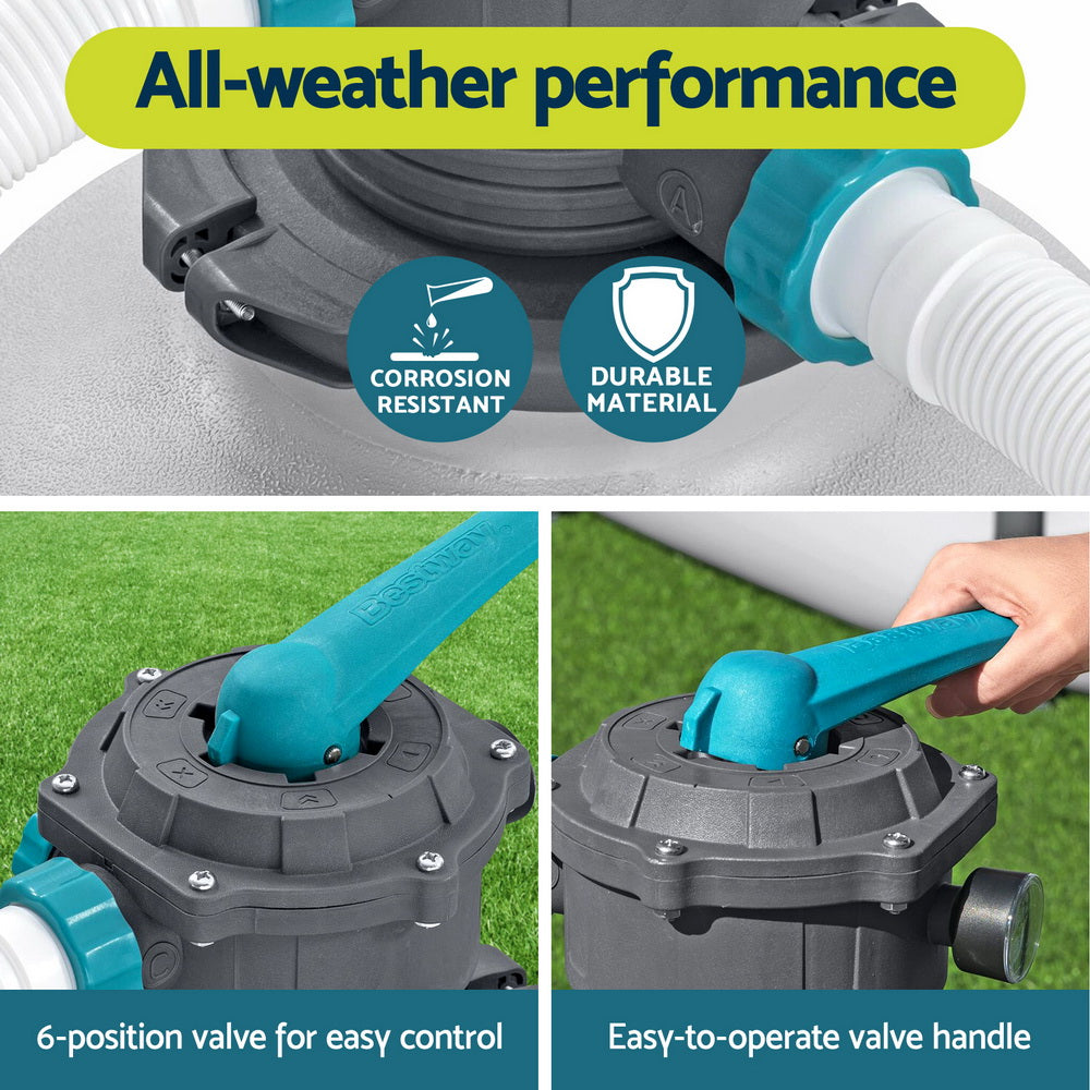 Pool Pump Sand Filter 3000GPH 11355L/H Pools Flowclear™ Filters