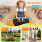Bestway 36inch Kids Trampoline Foldable Rebounder Fitness for Ages 3+ Orange