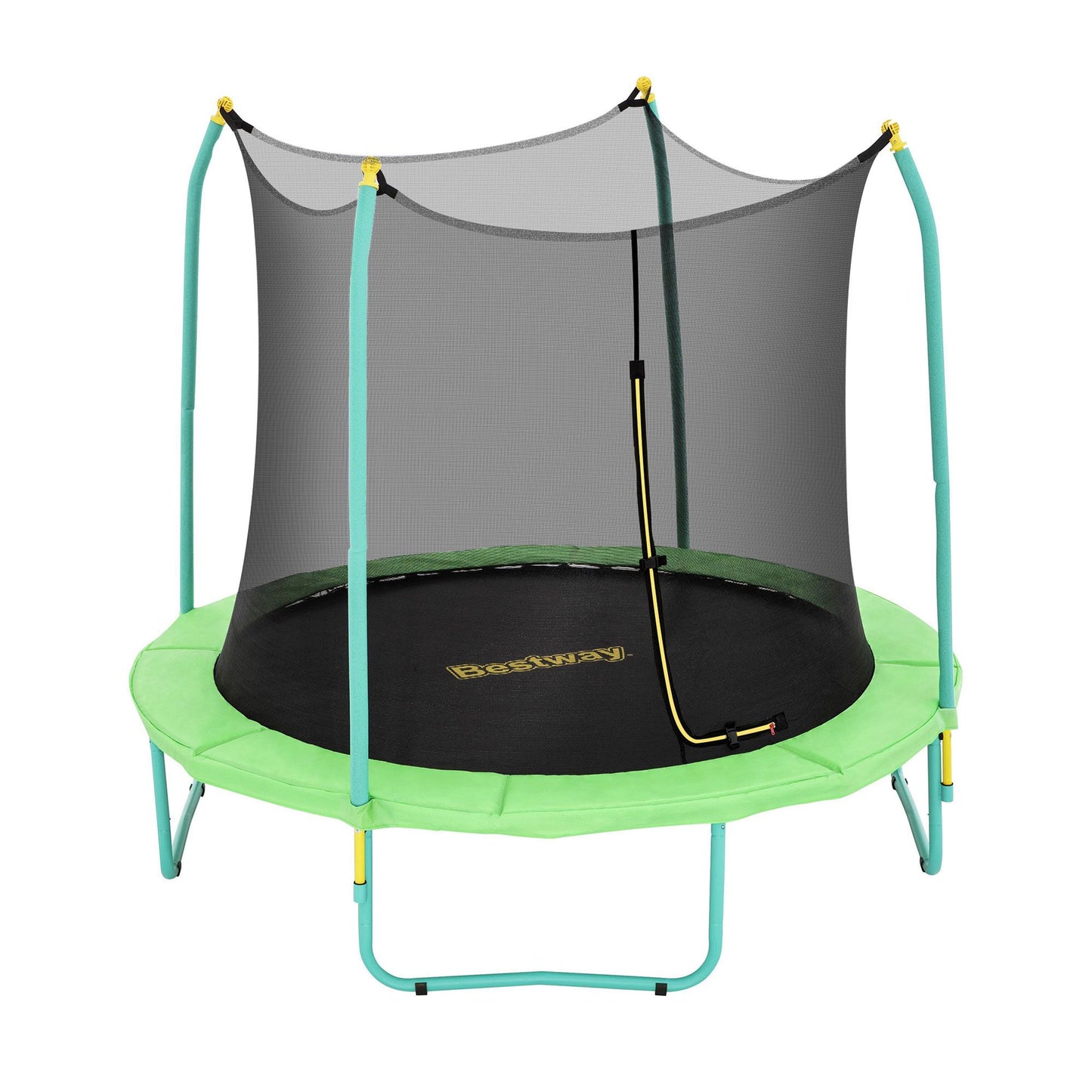 Bestway 8ft Trampoline Kids Rebounder Safety Net Enclosure Outdoor Fitness 2.44m for Ages 6+