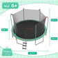 Bestway 14ft Trampoline Kids Rebounder Safety Net Enclosure Outdoor Fitness 4.27m for Ages 6+