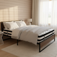 Bronzite Bed & Mattress Package - Black Single