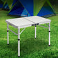Folding Camping Table 90CM Adjustable Portable Outdoor Picnic Desk