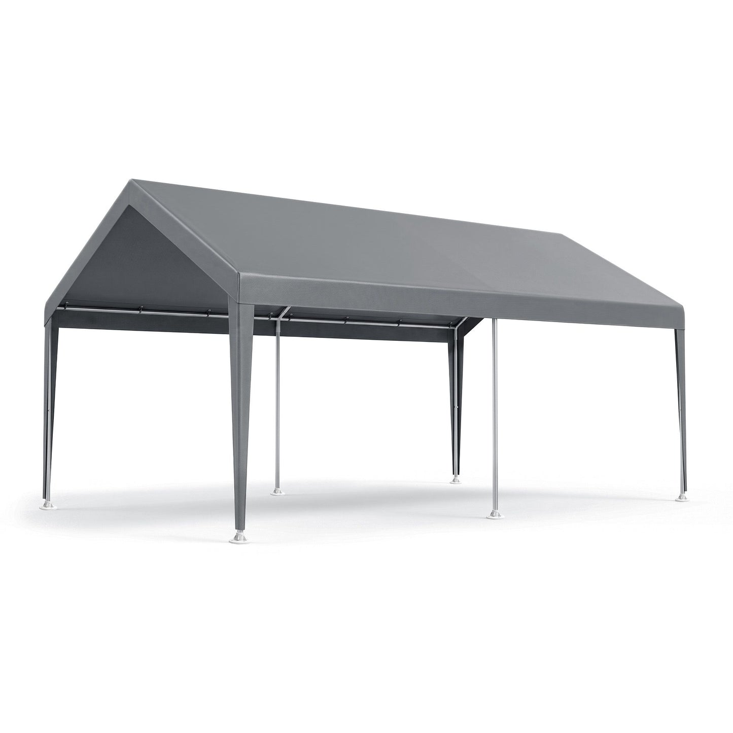 3x6m Carports Canopy Tent Portable Garage Outdoor Steel Shelter Grey