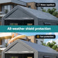 3x6m Carports Canopy Tent Portable Garage Outdoor Steel Shelter Grey