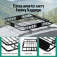 Universal Car Roof Rack Basket Luggage Vehicle Cargo Carrier 111cm Black
