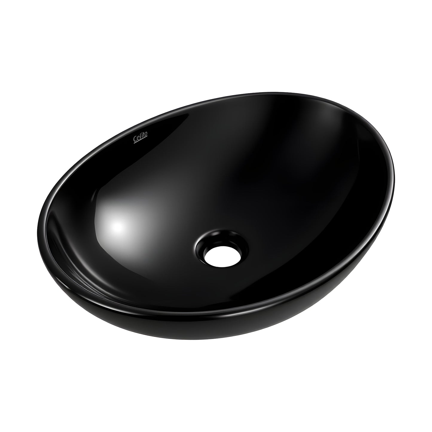 Bathroom Basin Ceramic Vanity Sink Hand Wash Bowl 41x34cm
