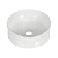 Bathroom Basin Vanity Sink Vessel Ceramic White Round Countertop 36cm