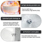 Bathroom Basin Vanity Sink Vessel Ceramic White Round Countertop 36cm