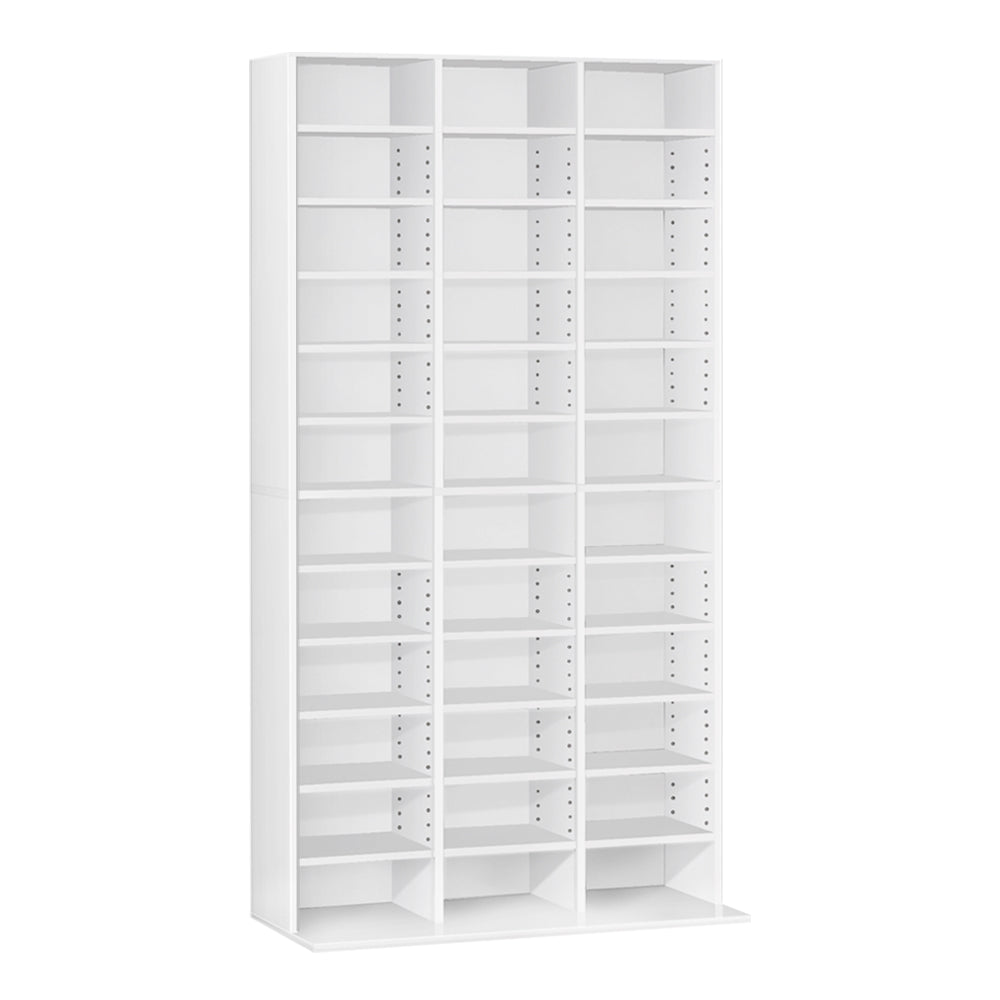 Artiss Bookshelf Cd Storage Rack - Bert White