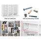 Artiss Bookshelf Cd Storage Rack - Bert White
