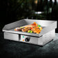 Commercial Electric Griddle 55cm BBQ Grill Plate 3000W