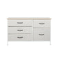 Levede Storage Cabinet Tower Chest - Beige