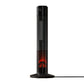 Ceramic Tower Heater 3D Flame 2000W - Black